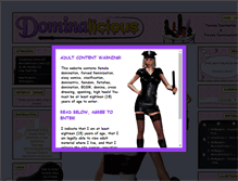 Tablet Screenshot of dominalicious.com